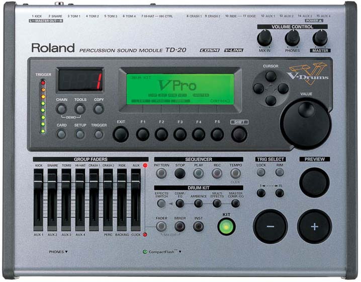 Roland TD 20 Percussion Sound Module -:-:- FUTURE STYLE